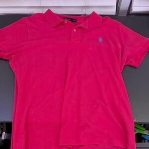 Ralph Lauren Bright Pink Skinny Polo